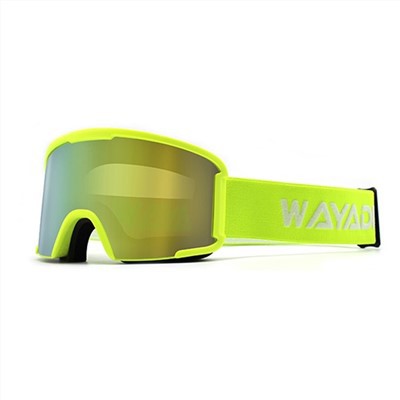 Лыжные очки с цилиндрическими линзами